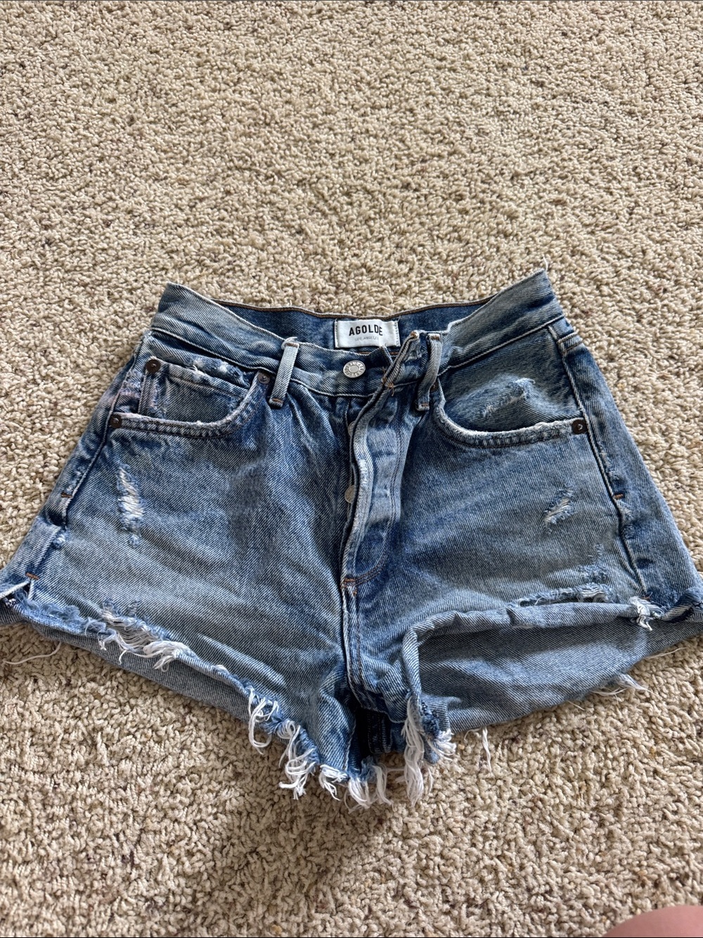 Agolde denim shorts